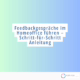 Feedback im Homeoffice