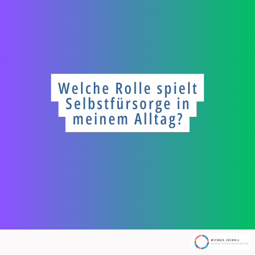 Selbstfürsorge