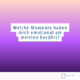 motionen, berührende Momente, Jahresreflexion, Gefühle