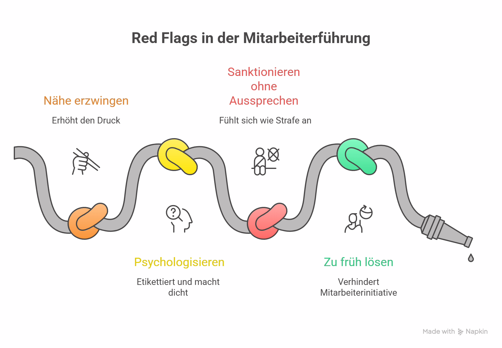 Mitarbeiter öffnet sich nicht