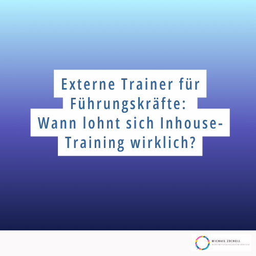Externe Trainer für Inhouse-Training - Titelbild