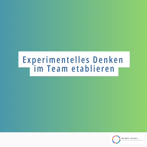 Experimentelles Denken - Titelbild